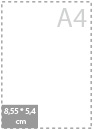 85,5 * 54mm<br/><span style='font-size:11px;'>(85,5 * 54 mm)</span>